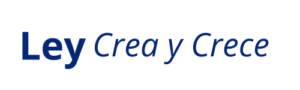 Logotipo de la ley Crea y Crece