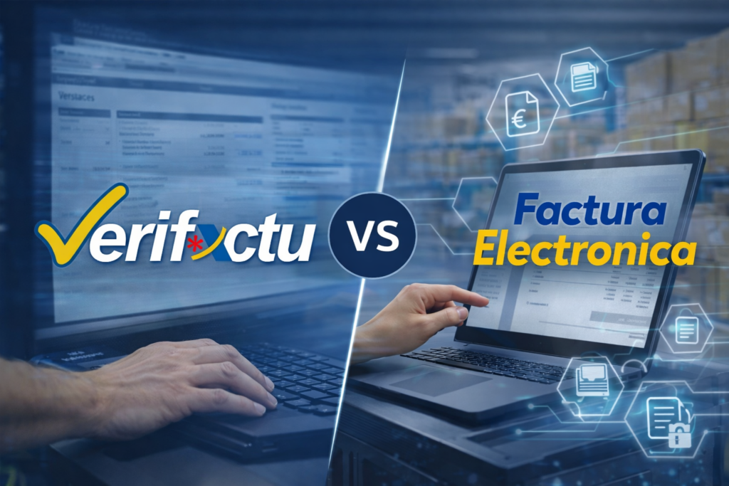 Factura electrónica vs Veri*Factu: diferencias clave y qué obligación te aplica